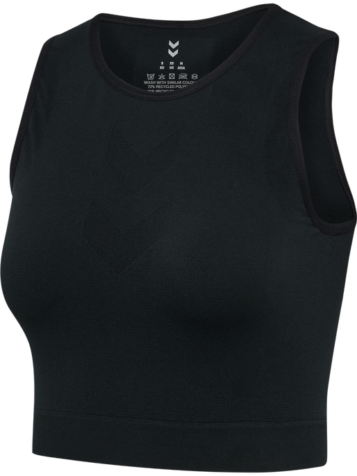 hmlHIIT SEAMLESS W TOP, BLACK hmlHIIT SEAMLESS W TOP, BLACK, packshot