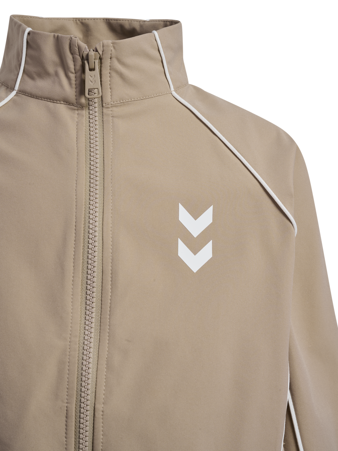 hmlJR STREET TRACKSUIT JACKET, SILVER MINK, packshot