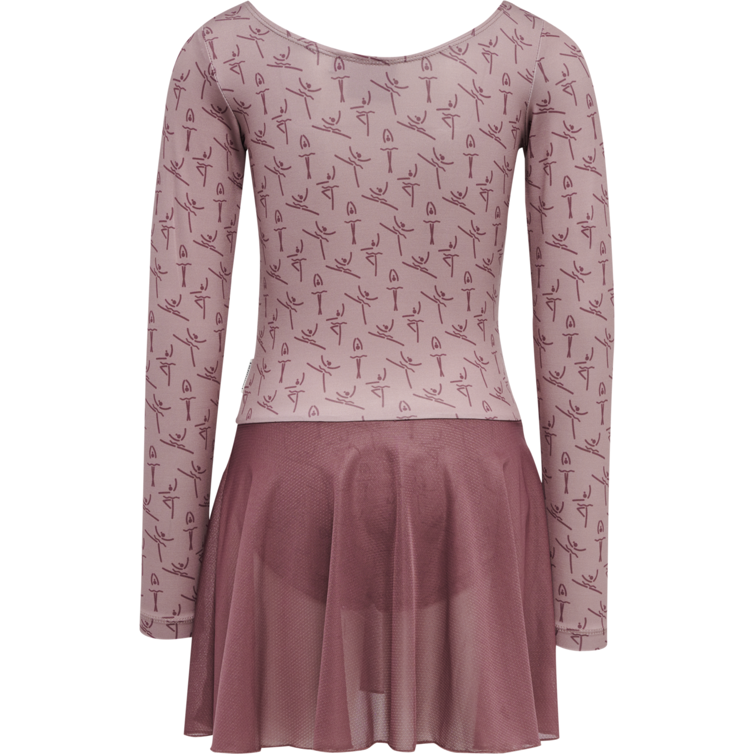 hmlPRIMA BEE PIROUETTE GYMSUIT, WOODROSE, packshot