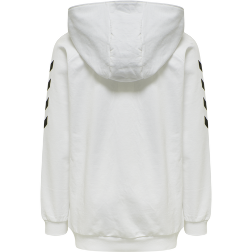 HMLGO KIDS COTTON HOODIE, WHITE, packshot