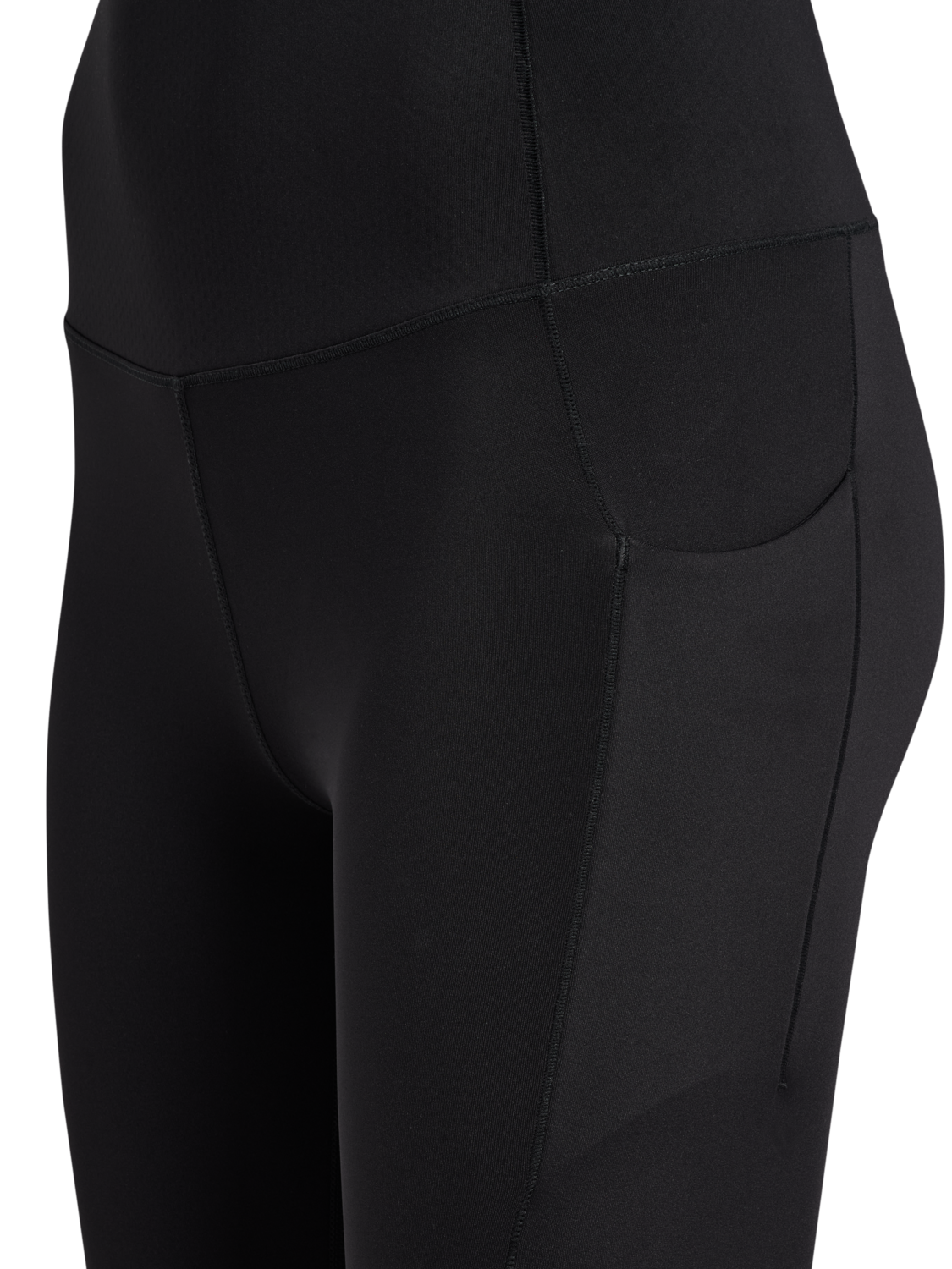 hmlHIIT INTENSITY HIGH WAIST TIGHTS, BLACK/EBONY, packshot