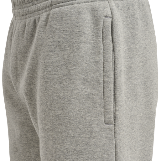 hmlRED BASIC SWEAT PANTS, GREY MELANGE, packshot