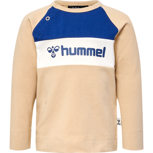 hmlMURPHY T-SHIRT L/S, IRISH CREAM, packshot