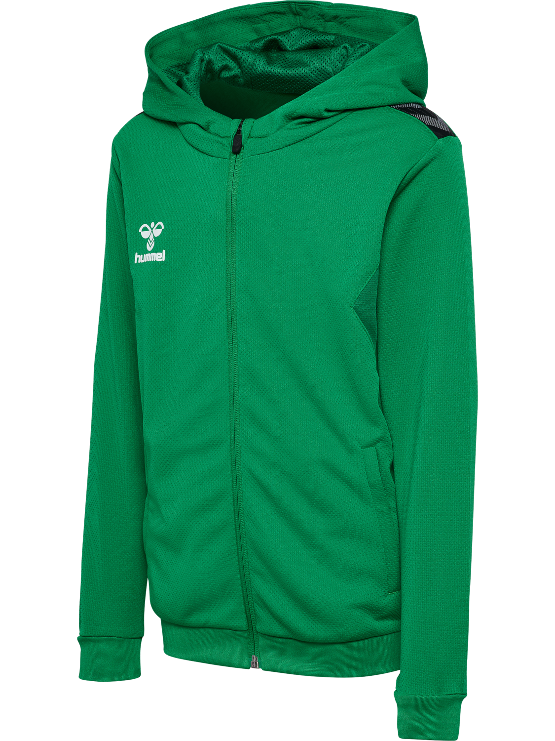 hmlAUTHENTIC PL ZIP HOODIE KIDS, JELLY BEAN, packshot