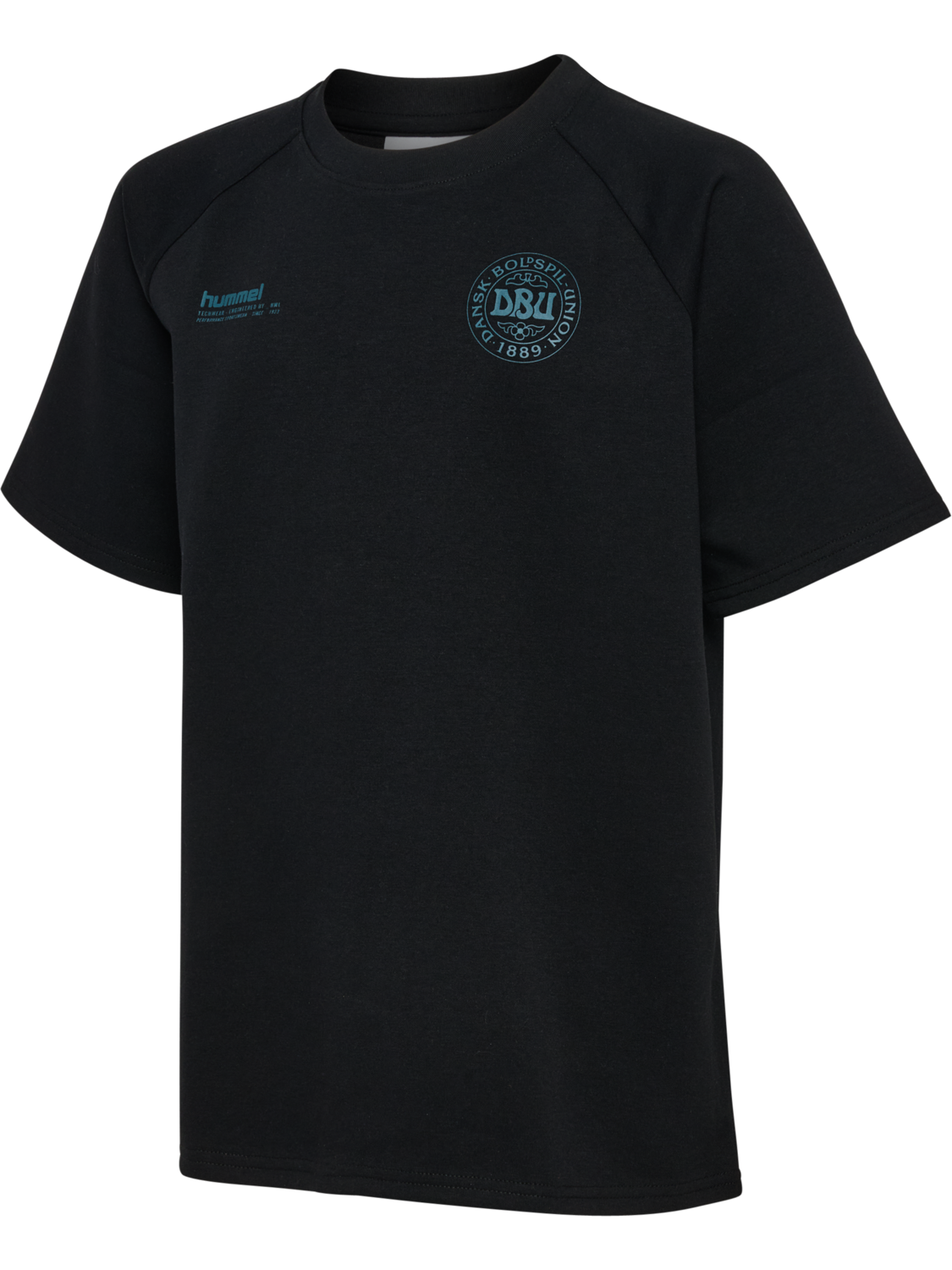 DBU 26 TRAVEL TECH T-SHIRT S/S KIDS, BLACK, packshot