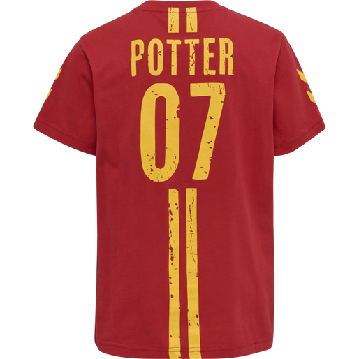 hmlHARRY POTTER TRES T-SHIRT S/S, SCARLET SAGE, packshot