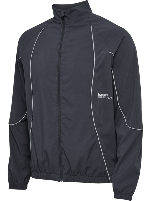hmlPULSE WOVEN ZIP JACKET, EBONY hmlPULSE WOVEN ZIP JACKET, EBONY, packshot