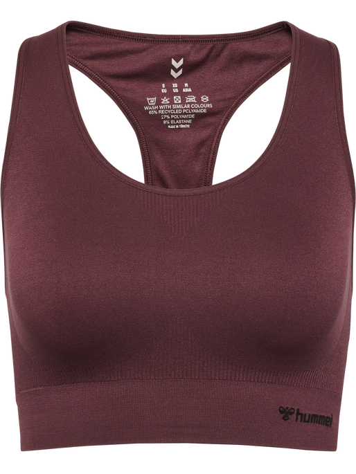 hmlTIF SEAMLESS SPORTS TOP, FUDGE, packshot