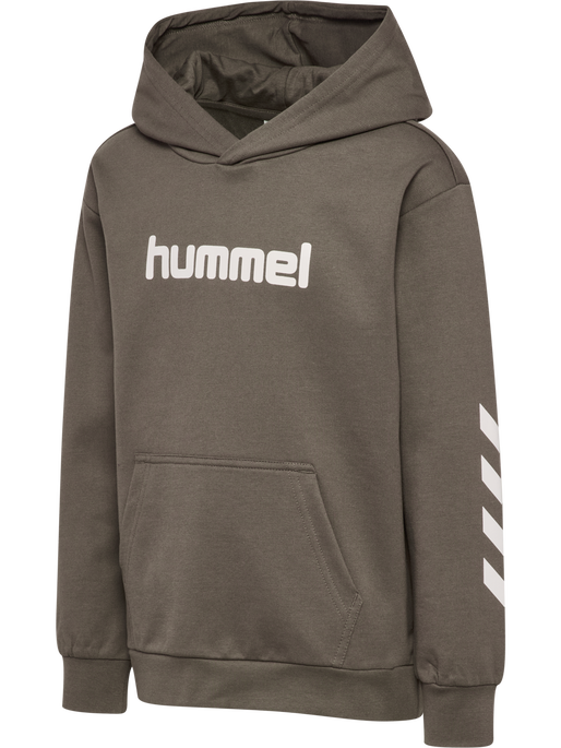 hmlJR LOGO HOODIE, DARK NIGHT hmlJR LOGO HOODIE, DARK NIGHT, packshot