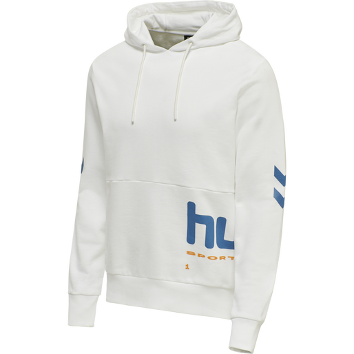 hmlLGC MANFRED HOODIE, WHITE, packshot