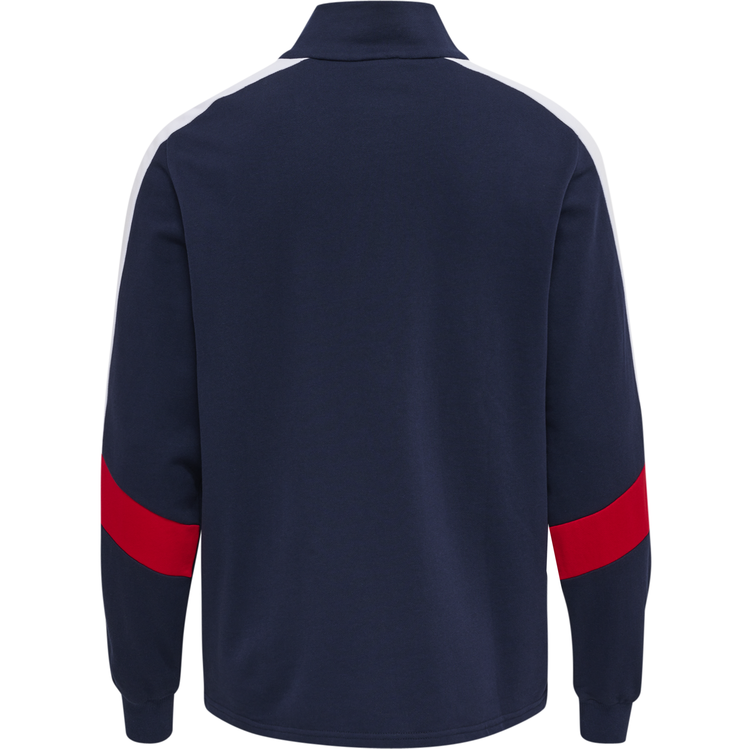 hmlIC CLAUDE HALF ZIP SWEATSHIRT, PEACOAT, packshot