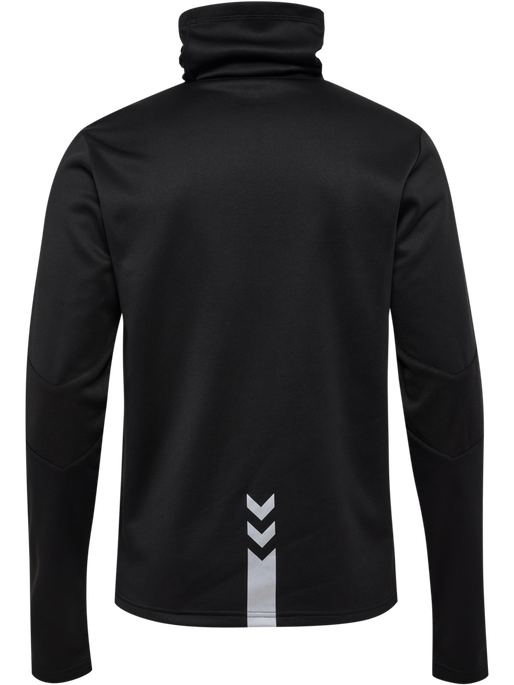 hmlACTIVE WINTER CREW SWEAT, BLACK, packshot