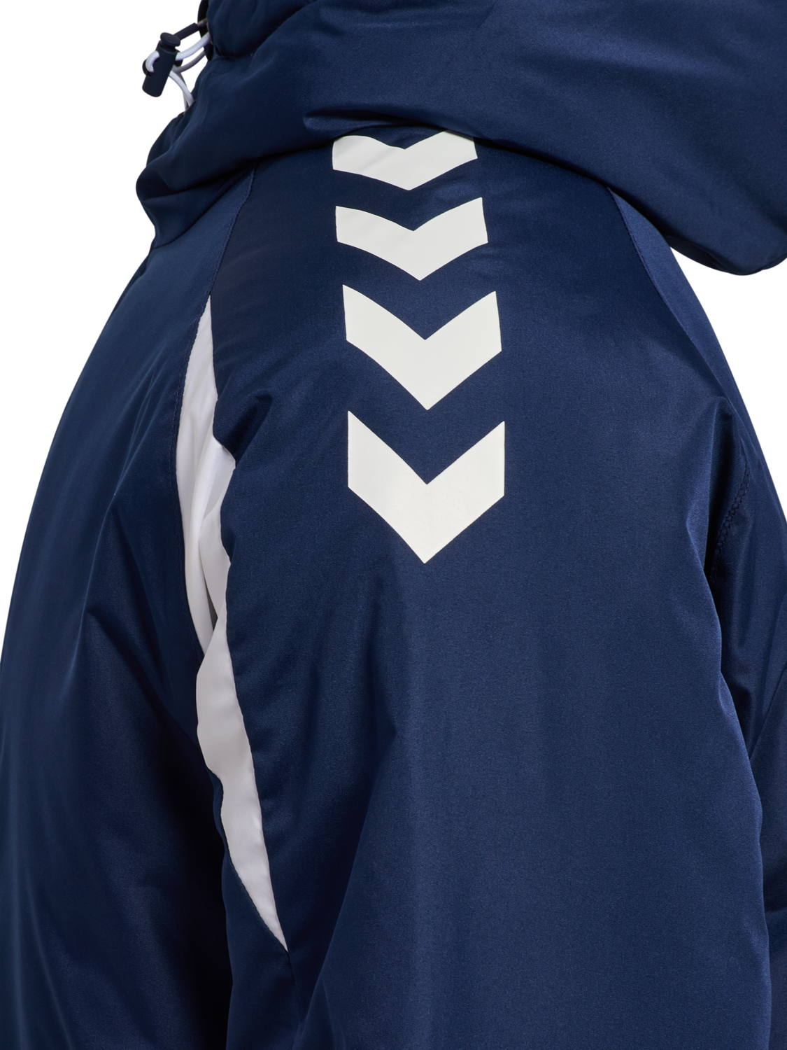 hmlCORE 2.0 BENCH JACKET, MARINE/WHITE, packshot