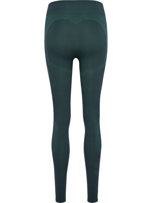 hmlMT POWER SEAMLESS MW TIGHTS, GREEN GABLES hmlMT POWER SEAMLESS MW TIGHTS, GREEN GABLES, packshot