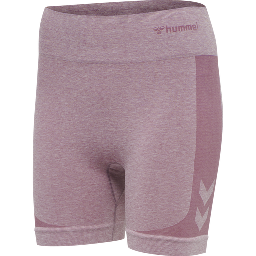 hmlROSA SEAMLESS SHORTS, DUSKY ORCHID MELANGE, packshot