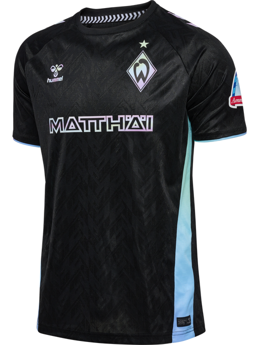 WER 24/25 3RD JERSEY S/S, BLACK, packshot