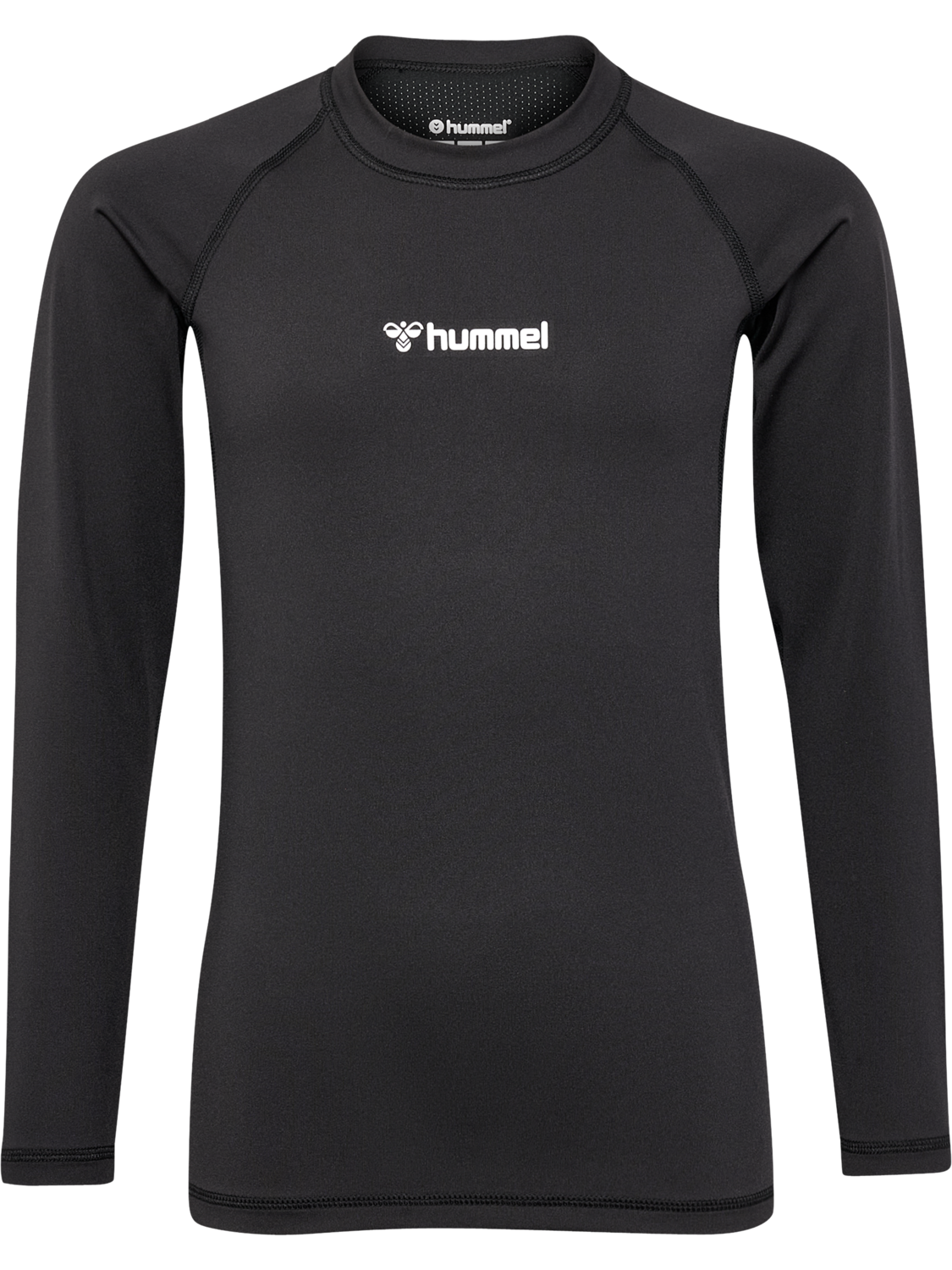 hmlBL PERFORMANCE TEE L/S KIDS, BLACK, packshot