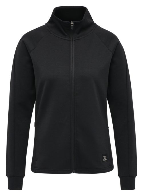 hmlESSI ZIP JACKET , BLACK, packshot