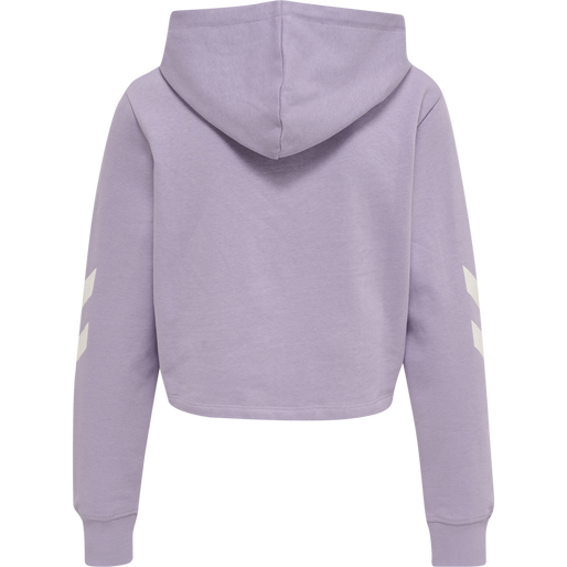 hmlLEGACY WOMAN CROPPED HOODIE, HEIRLOOM LILAC, packshot