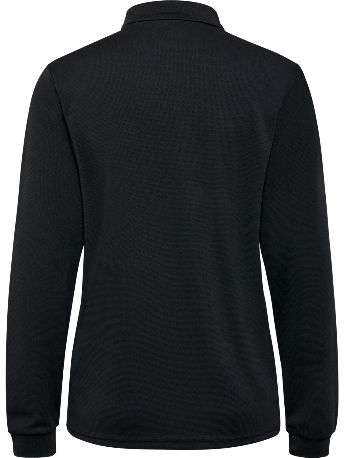 hmlAUTHENTIC HALF ZIP SWEAT WOMAN, BLACK, packshot