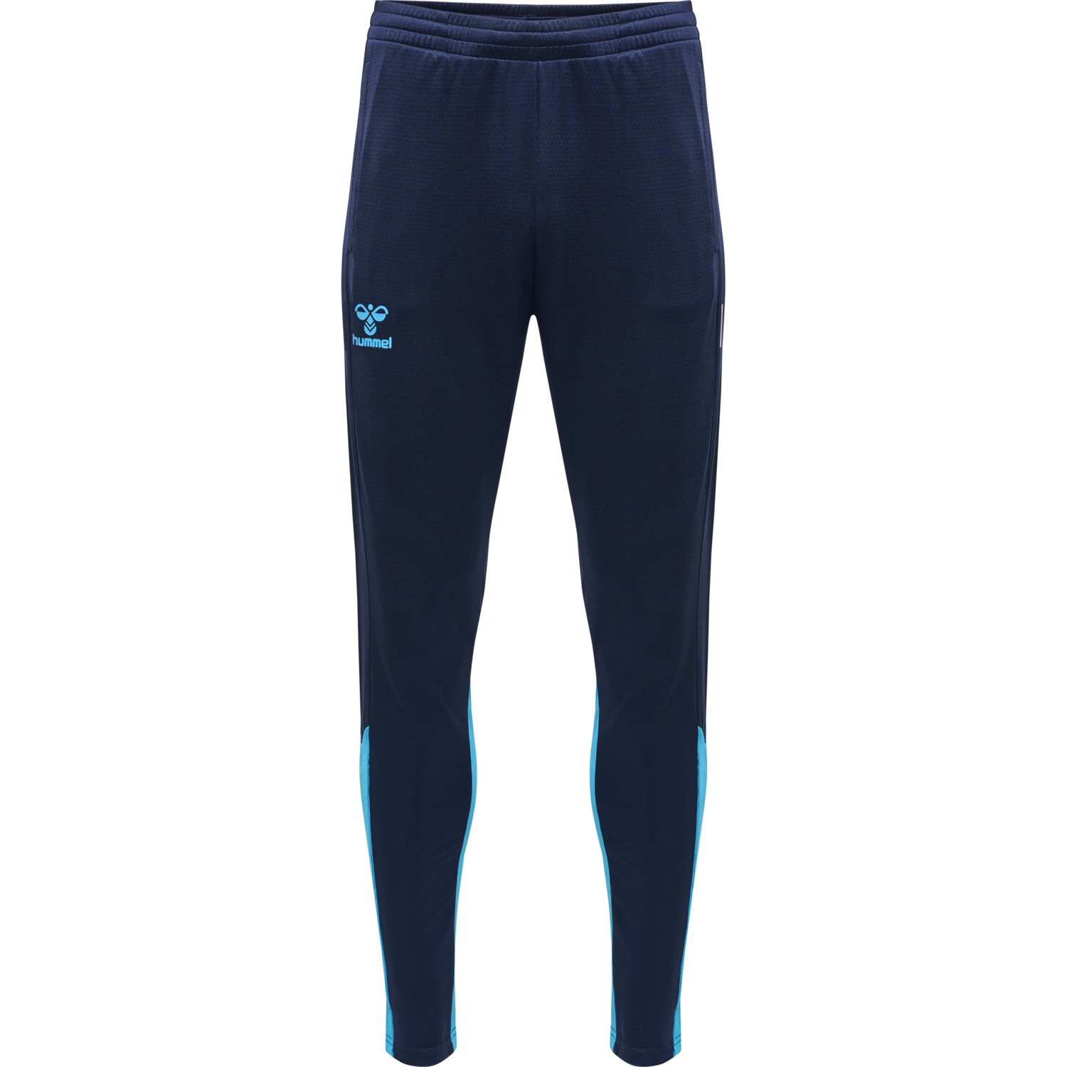 hmlONGRID POLY PANTS, MARINE/ATOMIC BLUE, packshot