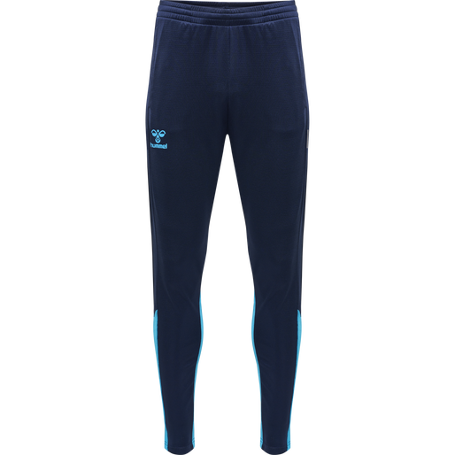 hmlONGRID POLY PANTS, MARINE/ATOMIC BLUE hmlONGRID POLY PANTS, MARINE/ATOMIC BLUE, packshot