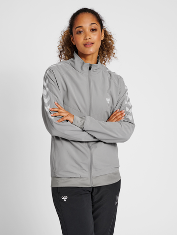 hmlGG12 TRACK JACKET WOMAN, ALLOY, model