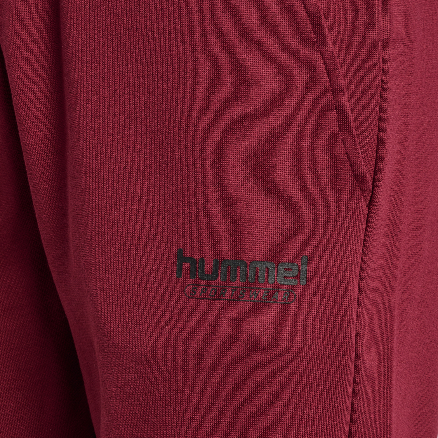 hmlBOOSTER TAPERED WOMAN PANTS, CABERNET, packshot