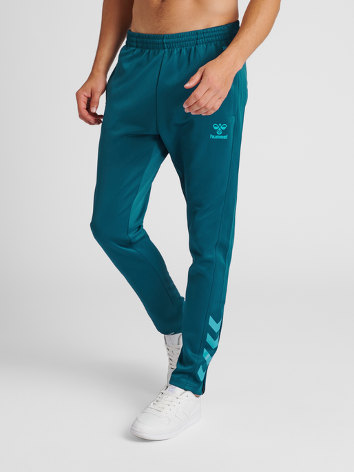 spiralformet Woods Solformørkelse hummel CORE XK POLY PANTS - BLUE CORAL | hummel.dk