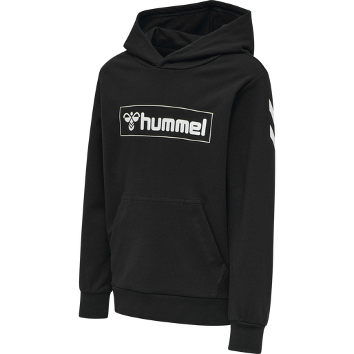 hmlBOX HOODIE, BLACK, packshot