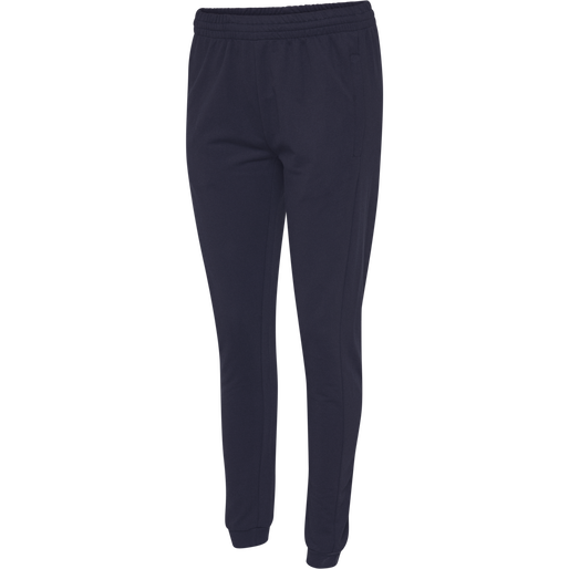 HUMMEL GO COTTON PANTS WOMAN, MARINE, packshot