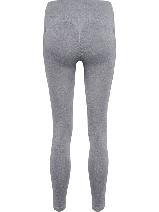 hmlCI SEAMLESS MW SCRUNCH TIGHT, GREY MELANGE hmlCI SEAMLESS MW SCRUNCH TIGHT, GREY MELANGE, packshot