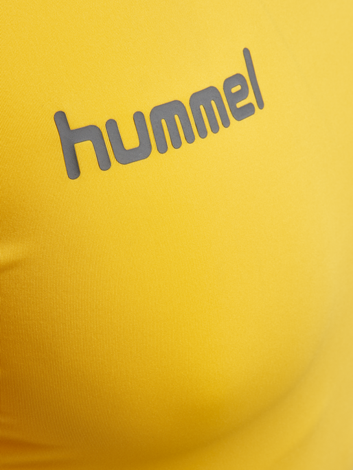 HUMMEL FIRST PERF  LS JERSEY, SPORTS YELLOW, packshot