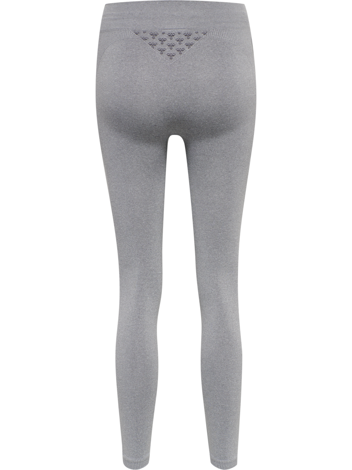 hmlCI SEAMLESS MID WAIST TIGHTS, GREY MELANGE, packshot