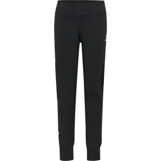 hmlMOVE GRID COTTON TIGHTS, BLACK, packshot