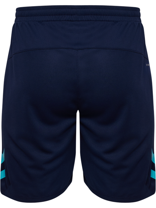 hmlLEAD 2.0 SHORTS, MARINE/BLUE FISH, packshot