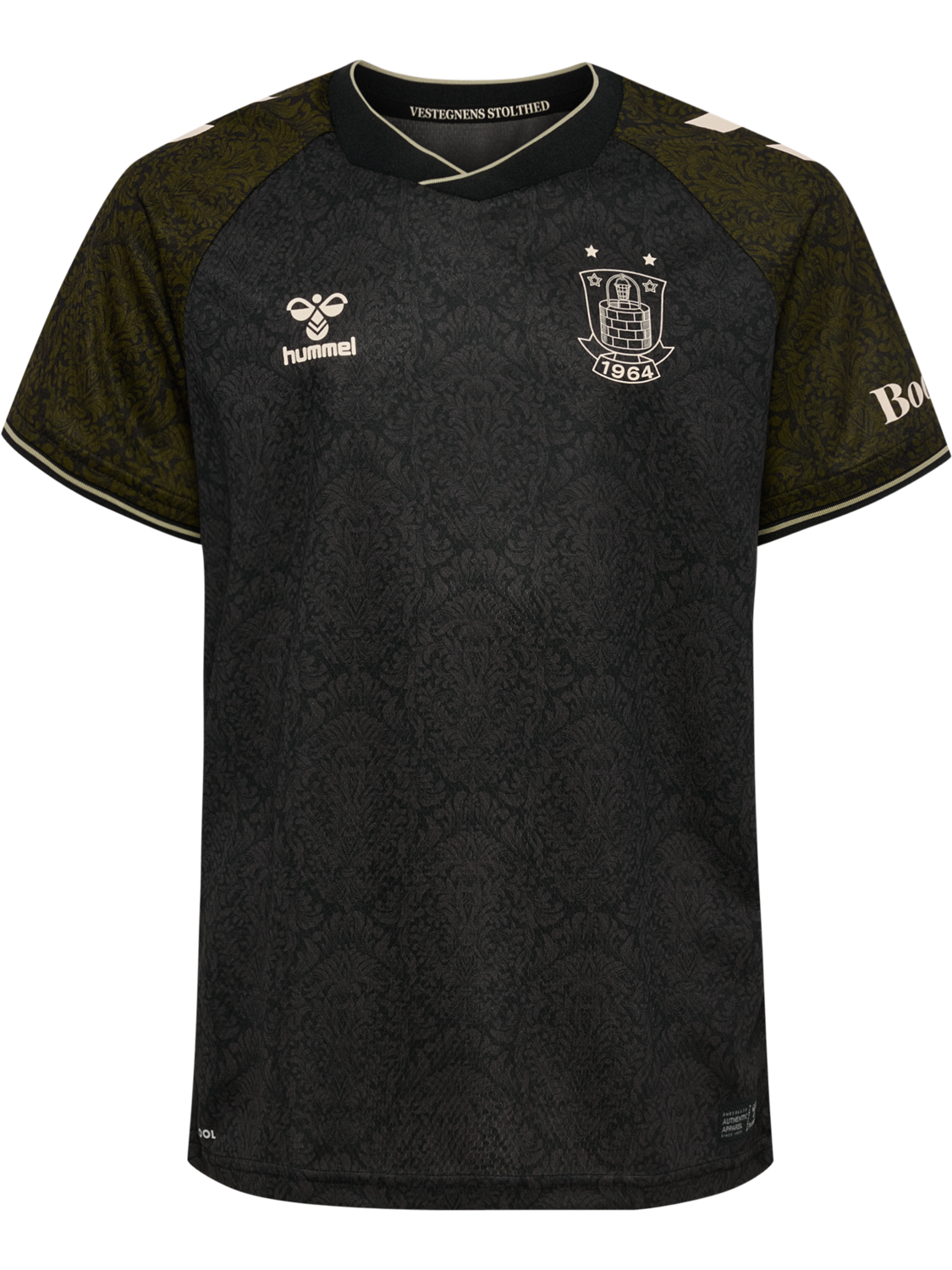 BIF 24/25 THIRD JERSEY S/S KIDS, CAVIAR/FIR GREEN, packshot