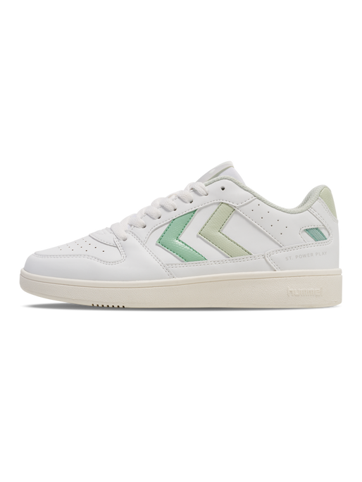 ST. POWER PLAY WMNS LZD, BRIGHT WHITE/MISTY JADE, packshot