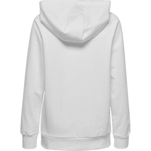 HUMMEL GO COTTON HOODIE WOMAN, WHITE, packshot
