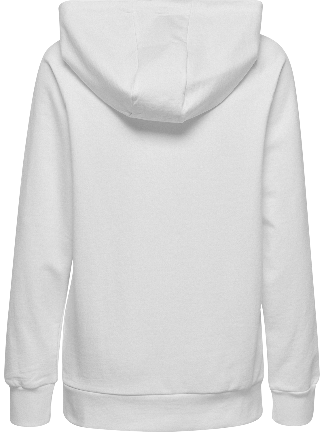 HUMMEL GO COTTON HOODIE WOMAN, WHITE, packshot