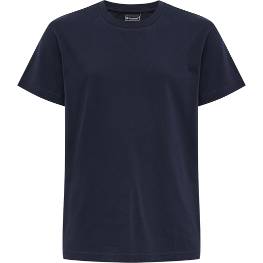 hmlRED BASIC T-SHIRT S/S KIDS, MARINE, packshot