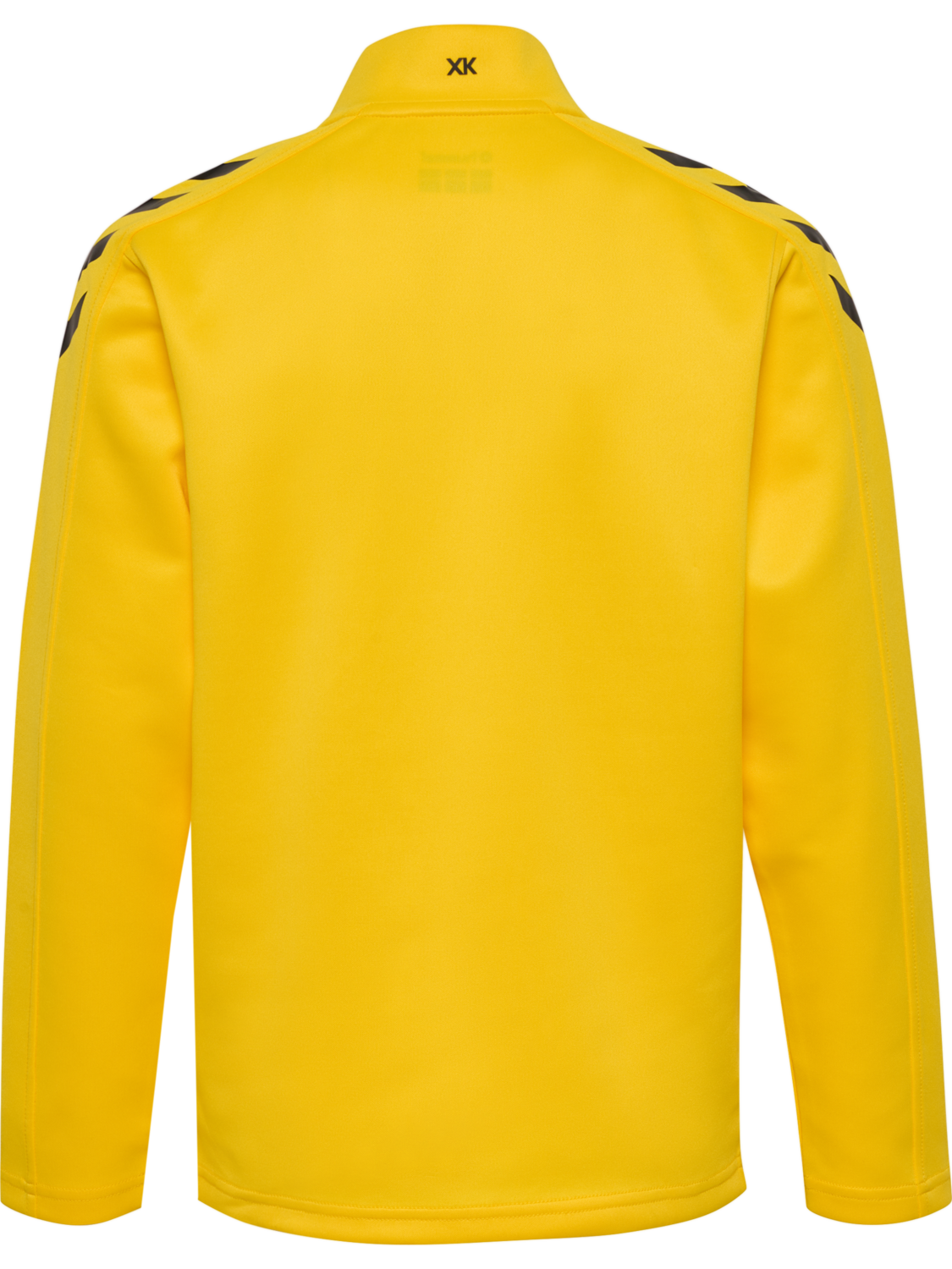 hmlCORE XK POLY ZIP SWEAT KIDS, SPORTS YELLOW, packshot