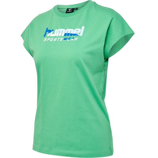 hmlLGC JASIRA T-SHIRT, GREEN SPRUCE, packshot