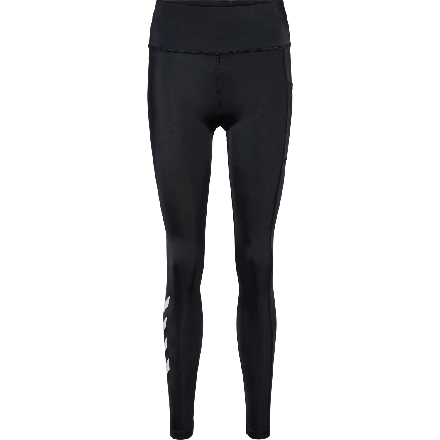 hmlTE TOLA HIGH WAIST TIGHTS, BLACK, packshot