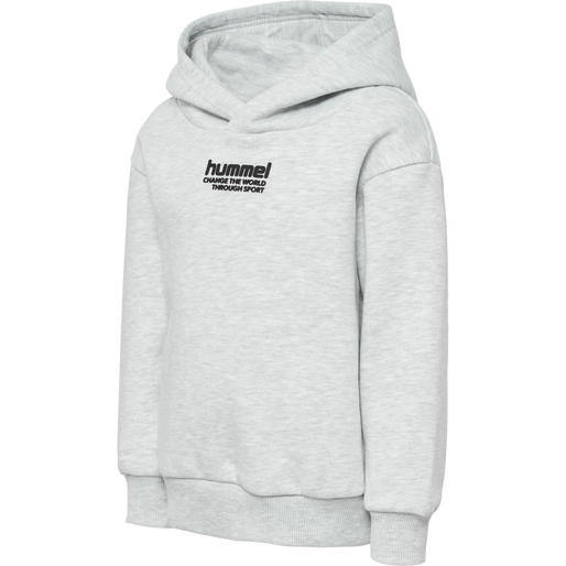 hmlPURE HOODIE, ULTRA LIGHT GREY MELANGE, packshot