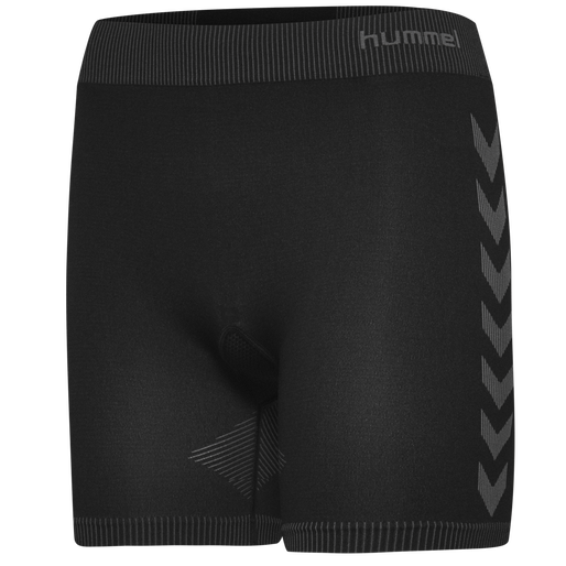 HUMMEL FIRST SEAMLESS SHORT TIGHTS WOMEN, BLACK, packshot