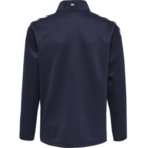 hmlCORE XK POLY ZIP SWEAT KIDS, MARINE, packshot