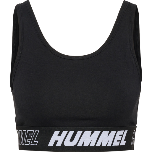 hmlTE MAJA 2-PACK COTTON SPORTS TOP, BLACK/DRIFTWOOD, packshot