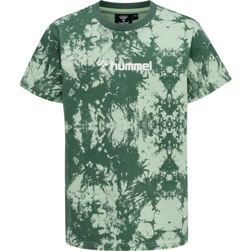 hmlBAY T-SHIRT S/S, SMOKE PINE, packshot