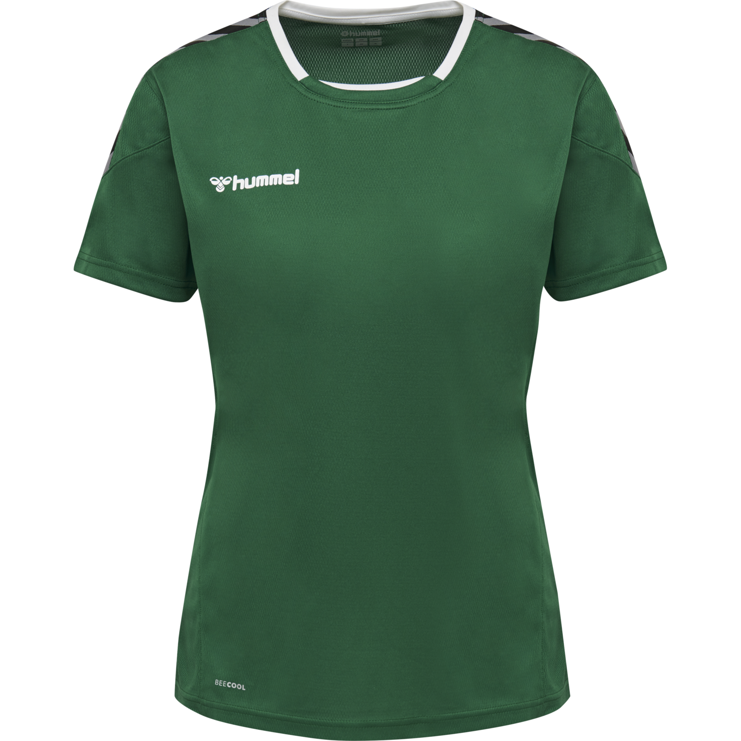 hmlAUTHENTIC POLY JERSEY WOMAN S/S, EVERGREEN, packshot